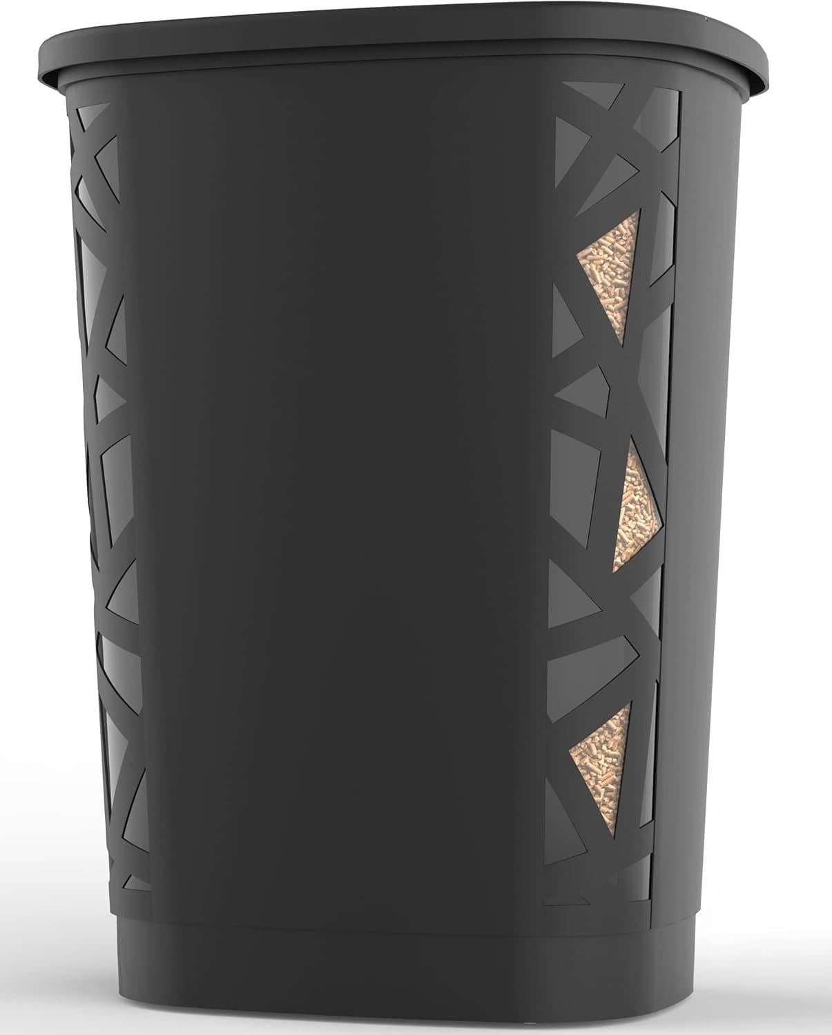 Coffre à granulés 70 L, couvercle bois