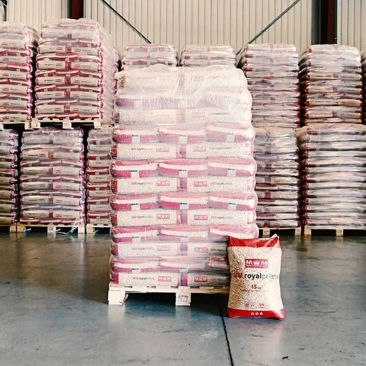 Palette de pellets mm royal (royal pellets) – 78 sacs plastique