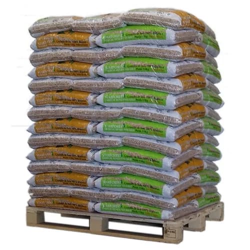 Granulés de Bois Starforest Premium (DINplus) – Palette 1050kg (70 sacs)