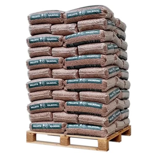 Granulés de Bois Français Valboval DESTOCKAGE – Palette 975kg (65 sacs)